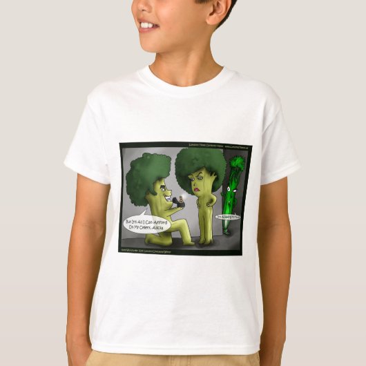 ロンドンタイムズの漫画Tシャツ Tシャツ (正面)