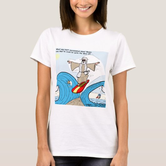 ロンドンタイムズの漫画Tシャツ Tシャツ (正面)