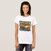 ロンドンタイムズの漫画Tシャツ Tシャツ (正面フル)
