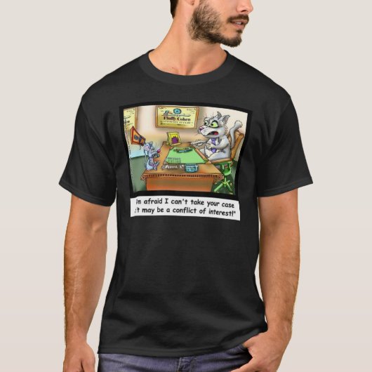 ロンドンタイムズの漫画Tシャツ Tシャツ (正面)
