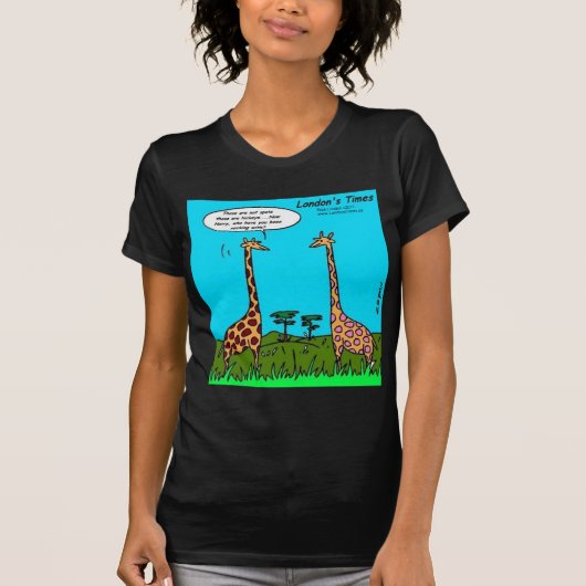 ロンドンタイムズの漫画Tシャツ Tシャツ (正面)