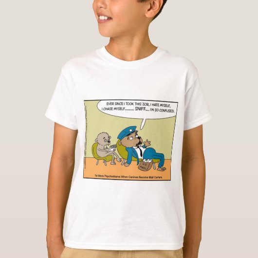 ロンドンタイムズの漫画Tシャツ Tシャツ (正面)