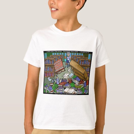 ロンドンタイムズの漫画Tシャツ Tシャツ (正面)