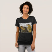 ロンドンタイムズの漫画Tシャツ Tシャツ (正面フル)