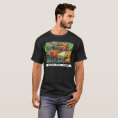 ロンドンタイムズの漫画Tシャツ Tシャツ (正面フル)