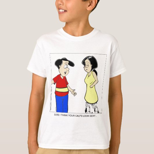 ロンドンタイムズの漫画Tシャツ Tシャツ (正面)
