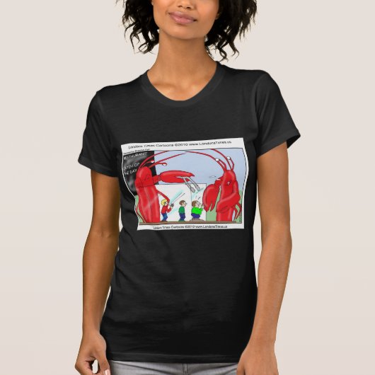 ロンドンタイムズの漫画Tシャツ Tシャツ (正面)