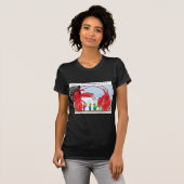 ロンドンタイムズの漫画Tシャツ Tシャツ (正面フル)