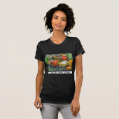 ロンドンタイムズの漫画Tシャツ Tシャツ (正面フル)