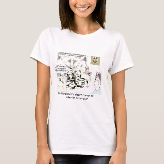 ロンドンタイムズの漫画Tシャツ Tシャツ (正面)
