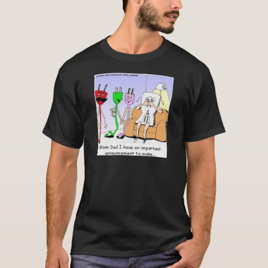 ロンドンタイムズの漫画Tシャツ Tシャツ (正面)