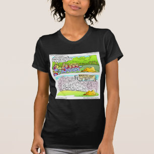 ロンドンタイムズの漫画Tシャツ Tシャツ