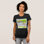 ロンドンタイムズの漫画Tシャツ Tシャツ (正面フル)