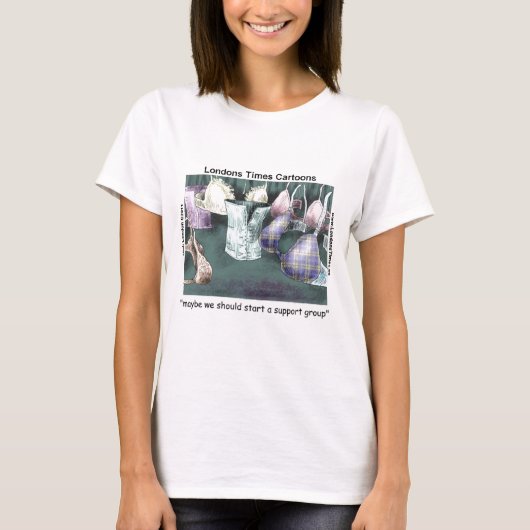 ロンドンタイムズの漫画Tシャツ Tシャツ (正面)