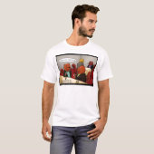 ロンドンタイムズの漫画Tシャツ Tシャツ (正面フル)