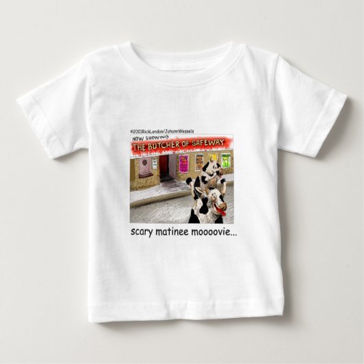 ロンドンタイムズカートゥー ベビーTシャツ (正面)