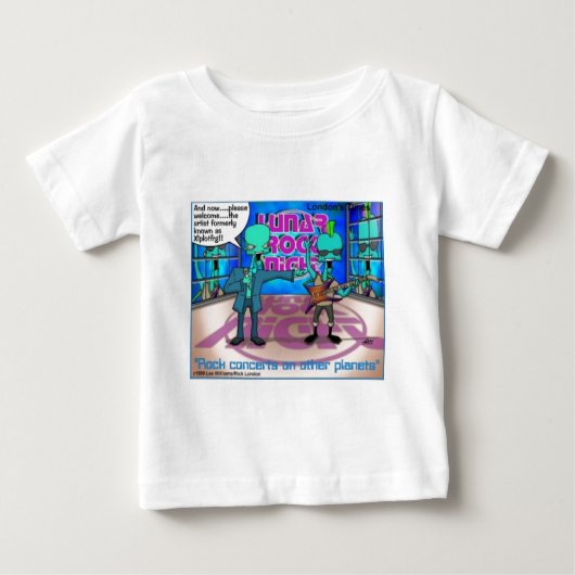 ロンドンタイムズマンガオンズティー ベビーTシャツ (正面)