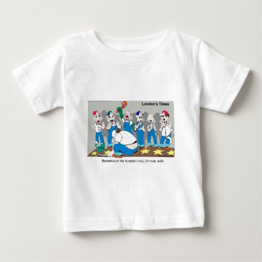 ロンドンタイムズ カートゥーンティーシャツ ベビーTシャツ (正面)