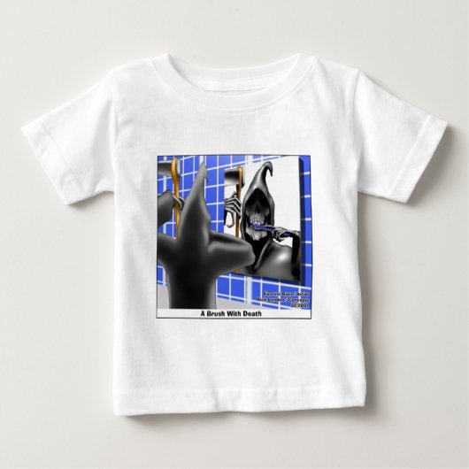 ロンドンタイムズ カートゥーンTシャツ ベビーTシャツ (正面)