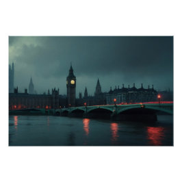 ロンドンタウン1896アートの印象 ポスター