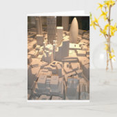 ロンドンタウン カード (黄色い花)