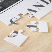 ロンドンタワーブリッジからの挨拶 ジグソーパズル (側面)