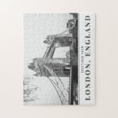 ロンドンタワーブリッジからの挨拶 ジグソーパズル (縦)