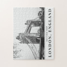 ロンドンタワーブリッジからの挨拶 ジグソーパズル