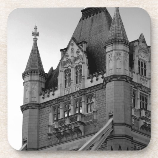 ロンドンタワーブリッジクローズアップ コースター (正面)