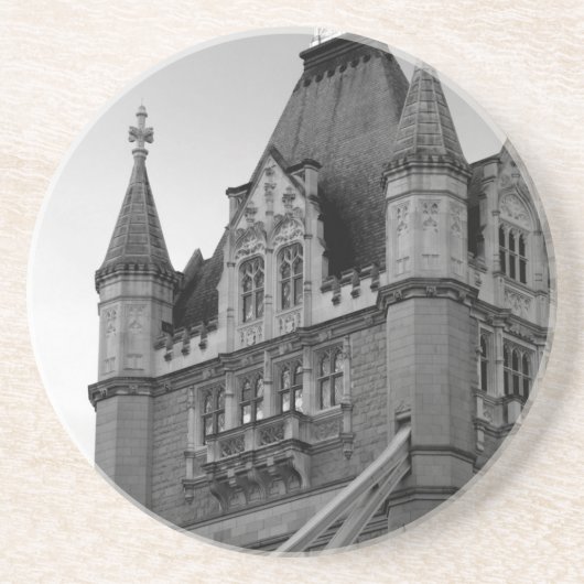 ロンドンタワーブリッジクローズアップ コースター (正面)