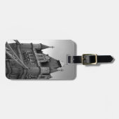 ロンドンタワーブリッジクローズアップ ラゲッジタグ (正面横)