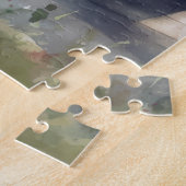 ロンドンタワーブリッジトラベルウォーター色 ジグソーパズル (側面)