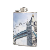ロンドンタワーブリッジトラベルウォーター色 フラスク (左)