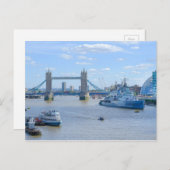 ロンドンタワーブリッジポストカード ポストカード (正面/裏面)