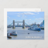 ロンドンタワーブリッジポストカード ポストカード (正面/裏面)