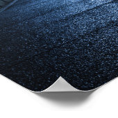 ロンドンタワーブリッジ通り写真 ポスター (角)