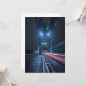 ロンドンタワーブリッジ カード (正面/裏面インサイチュ)