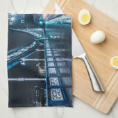 ロンドンタワーブリッジ キッチンタオル (四つ折り)