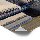 ロンドンタワーブリッジ ポスター (角)