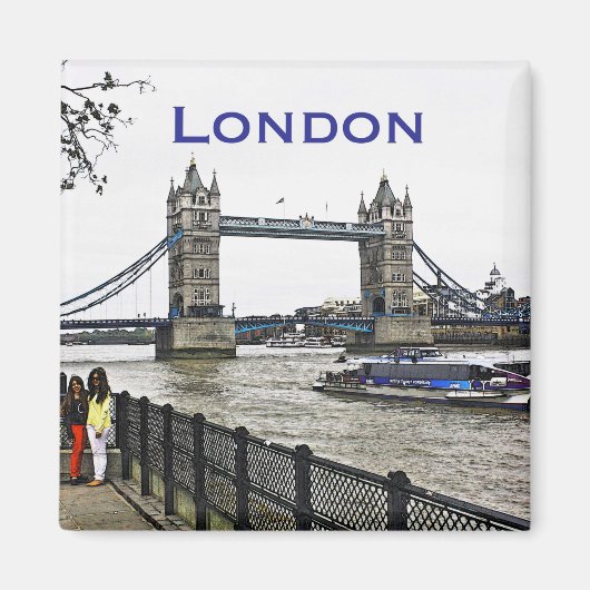 ロンドンタワーブリッジ マグネット (正面)