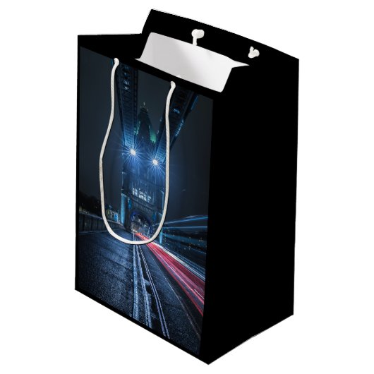 ロンドンタワーブリッジ ミディアムペーパーバッグ (裏面アングル)