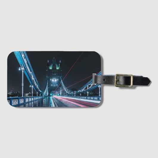 ロンドンタワーブリッジ ラゲッジタグ (正面横)