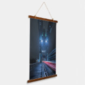 ロンドンタワーブリッジ 吊り下げ型タペストリー (傾斜あり)