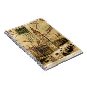 ロンドンタワー橋の時計塔ビッグベン ノートブック (右側)