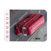 ロンドンダブルデッカーバス冷蔵庫用マグネット マグネット (横)