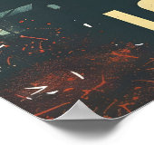 ロンドンダークヴィンテージアート ポスター (角)