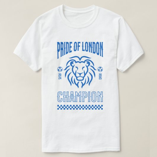 ロンドンチェルシーfcプライド tシャツ (デザイン正面)