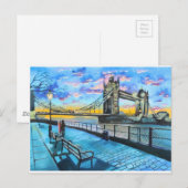 ロンドンテムズウォーク ポストカード (正面/裏面)