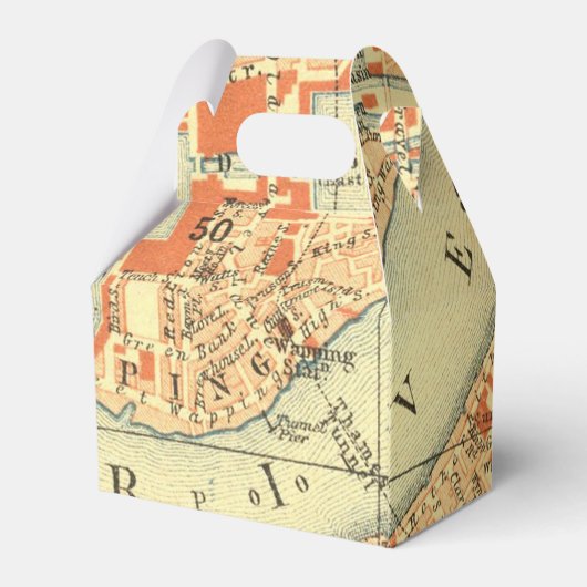 ロンドンテムズヴィンテージの地図 フェイバーボックス (裏面サイド)