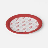 ロンドンテーマキッズジョイントバースデーパーティー ペーパープレート (アングル)